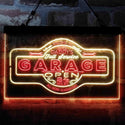 ADVPRO Big Daddy Garage Tools 24 Hours 7 Days Dual Color LED Neon Sign st6-i3985 - Red & Yellow