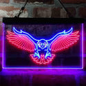 ADVPRO Eagle Catching Animals Flying Display Dual Color LED Neon Sign st6-i3987 - Red & Blue
