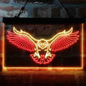 ADVPRO Eagle Catching Animals Flying Display Dual Color LED Neon Sign st6-i3987 - Red & Yellow
