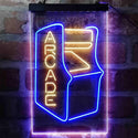 ADVPRO Arcade Game Room Kid Room Party Display  Dual Color LED Neon Sign st6-i3999 - Blue & Yellow