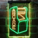 ADVPRO Arcade Game Room Kid Room Party Display  Dual Color LED Neon Sign st6-i3999 - Green & Yellow