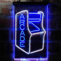 ADVPRO Arcade Game Room Kid Room Party Display  Dual Color LED Neon Sign st6-i3999 - White & Blue