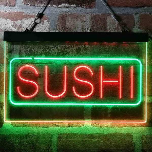 ADVPRO Sushi Japanese Food Cafe Dual Color LED Neon Sign st6-i4002 - Green & Red