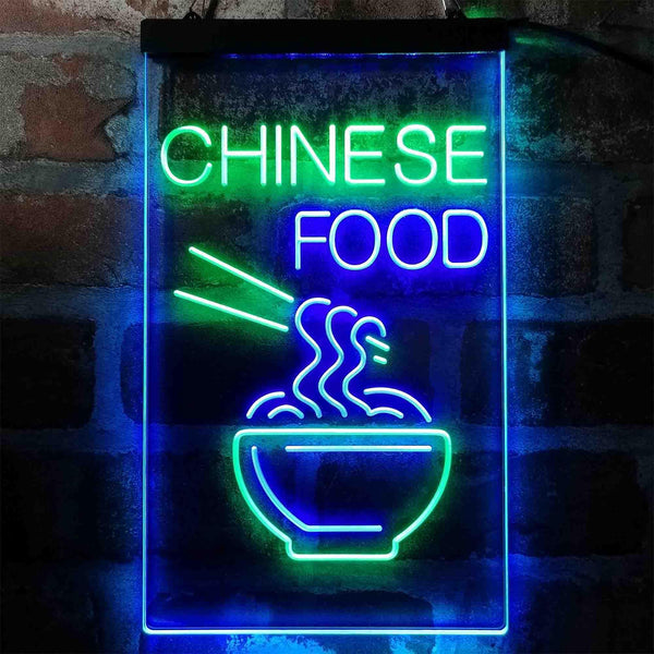 ADVPRO Chinese Noddle Food Cafe  Dual Color LED Neon Sign st6-i4003 - Green & Blue