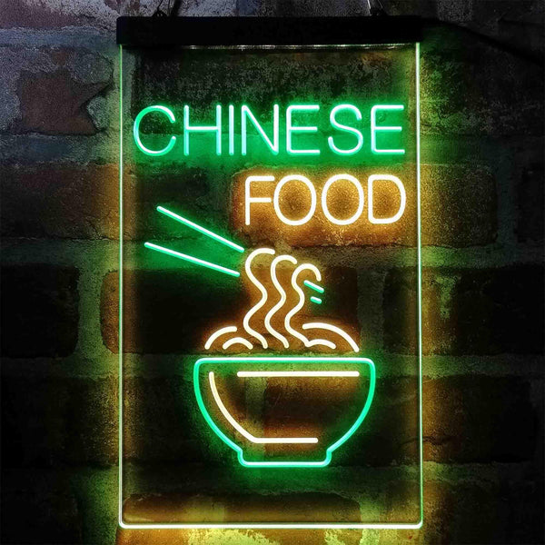 ADVPRO Chinese Noddle Food Cafe  Dual Color LED Neon Sign st6-i4003 - Green & Yellow