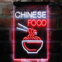 ADVPRO Chinese Noddle Food Cafe  Dual Color LED Neon Sign st6-i4003 - White & Red