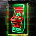 ADVPRO Game Room Arcade Garage TV Display  Dual Color LED Neon Sign st6-i4008 - Green & Red