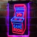 ADVPRO Game Room Arcade Garage TV Display  Dual Color LED Neon Sign st6-i4008 - Red & Blue
