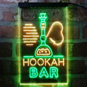 ADVPRO Hookah Bar Smoke Shop  Dual Color LED Neon Sign st6-i4010 - Green & Yellow