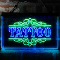 ADVPRO Tattoo Art Decoration Display Dual Color LED Neon Sign st6-i4013 - Green & Blue