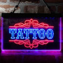 ADVPRO Tattoo Art Decoration Display Dual Color LED Neon Sign st6-i4013 - Red & Blue
