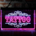 ADVPRO Tattoo Art Decoration Display Dual Color LED Neon Sign st6-i4013 - White & Purple