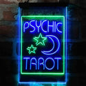 ADVPRO Psychic Tarot Moon Stars Shop  Dual Color LED Neon Sign st6-i4014 - Green & Blue