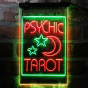 ADVPRO Psychic Tarot Moon Stars Shop  Dual Color LED Neon Sign st6-i4014 - Green & Red