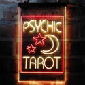 ADVPRO Psychic Tarot Moon Stars Shop  Dual Color LED Neon Sign st6-i4014 - Red & Yellow