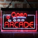 ADVPRO Open Arcade Game Console Dual Color LED Neon Sign st6-i4016 - White & Red