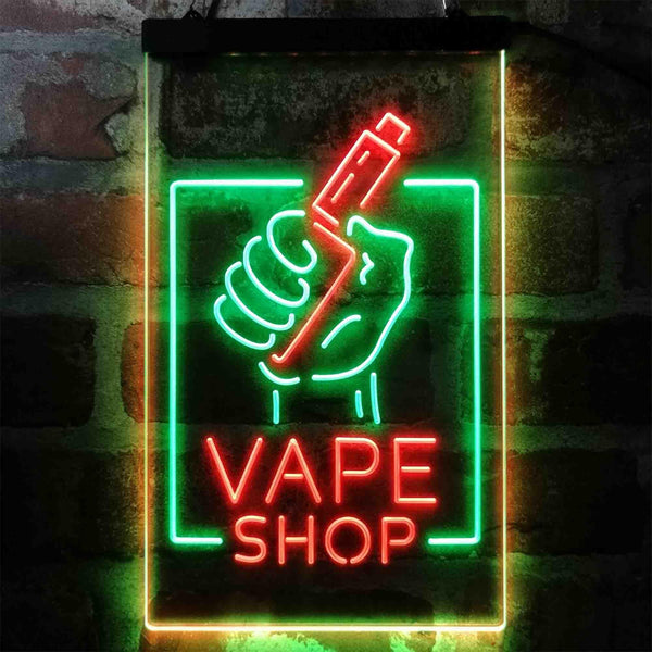 ADVPRO Vape Shop Holding Hand Display Dual-Color LED Neon Sign ADVPRO Vape Shop Holding Hand Display Dual-Color LED Neon Sign