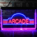ADVPRO Vintage Arcade Video Games Display Dual Color LED Neon Sign st6-i4022 - Blue & Red