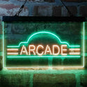 ADVPRO Vintage Arcade Video Games Display Dual Color LED Neon Sign st6-i4022 - Green & Yellow