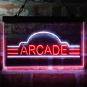ADVPRO Vintage Arcade Video Games Display Dual Color LED Neon Sign st6-i4022 - White & Red