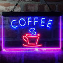 ADVPRO Coffee Shop Cafe Cup Display Dual Color LED Neon Sign st6-i4023 - Blue & Red