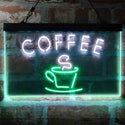 ADVPRO Coffee Shop Cafe Cup Display Dual Color LED Neon Sign st6-i4023 - White & Green