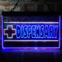 ADVPRO Dispensary Store Cross Display Dual Color LED Neon Sign st6-i4024 - White & Blue