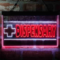 ADVPRO Dispensary Store Cross Display Dual Color LED Neon Sign st6-i4024 - White & Red