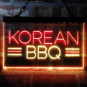 ADVPRO Korean BBQ Food Restaurant Dual Color LED Neon Sign st6-i4030 - Red & Yellow