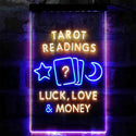 ADVPRO Tarot Readings Luck Love Money Shop  Dual Color LED Neon Sign st6-i4032 - Blue & Yellow