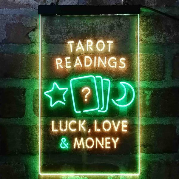 ADVPRO Tarot Readings Luck Love Money Shop  Dual Color LED Neon Sign st6-i4032 - Green & Yellow