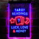 ADVPRO Tarot Readings Luck Love Money Shop  Dual Color LED Neon Sign st6-i4032 - Red & Blue