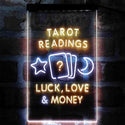 ADVPRO Tarot Readings Luck Love Money Shop  Dual Color LED Neon Sign st6-i4032 - White & Yellow