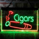 ADVPRO Cigars Shop Room Smoke Dual Color LED Neon Sign st6-i4033 - Green & Red