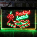 ADVPRO Breakfast Specials All Day Restaurant Dual Color LED Neon Sign st6-i4035 - Green & Red