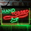 ADVPRO Hand Tossed Pizza Bistro Dual Color LED Neon Sign st6-i4037 - Green & Red