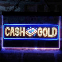 ADVPRO Cash for Gold We Buy Shop Dual Color LED Neon Sign st6-i4038 - Blue & Yellow
