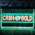 ADVPRO Cash for Gold We Buy Shop Dual Color LED Neon Sign st6-i4038 - Green & Yellow