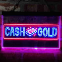 ADVPRO Cash for Gold We Buy Shop Dual Color LED Neon Sign st6-i4038 - Red & Blue