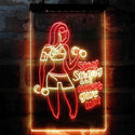 ADVPRO Fitness Club Gym Stay Strong Never Give Up  Dual Color LED Neon Sign st6-i4043 - Red & Yellow