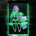 ADVPRO Fitness Club Gym Stay Strong Never Give Up  Dual Color LED Neon Sign st6-i4043 - White & Green