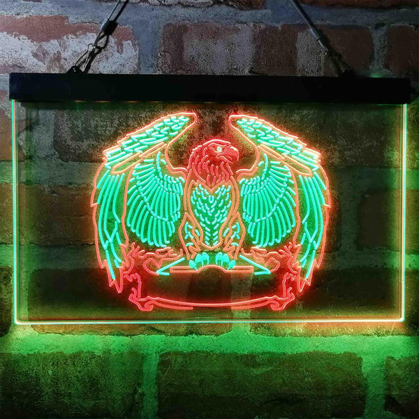 ADVPRO American Eagle Spread Wings Dual Color LED Neon Sign st6-i4046 - Green & Red