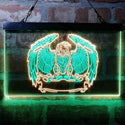 ADVPRO American Eagle Spread Wings Dual Color LED Neon Sign st6-i4046 - Green & Yellow