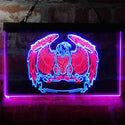 ADVPRO American Eagle Spread Wings Dual Color LED Neon Sign st6-i4046 - Red & Blue