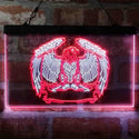 ADVPRO American Eagle Spread Wings Dual Color LED Neon Sign st6-i4046 - White & Red