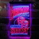 ADVPRO Everybody Deserves Another Shot Club  Dual Color LED Neon Sign st6-i4060 - Blue & Red