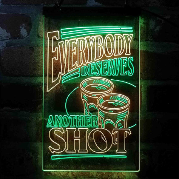 ADVPRO Everybody Deserves Another Shot Club  Dual Color LED Neon Sign st6-i4060 - Green & Yellow