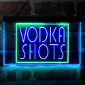 ADVPRO Vodka Shots Display Dual Color LED Neon Sign st6-i4064 - Green & Blue
