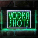 ADVPRO Vodka Shots Display Dual Color LED Neon Sign st6-i4064 - White & Green