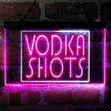 ADVPRO Vodka Shots Display Dual Color LED Neon Sign st6-i4064 - White & Purple